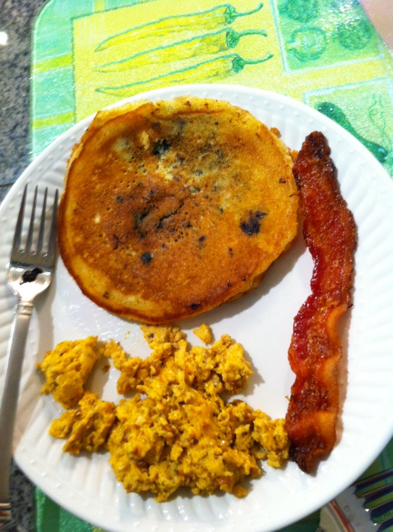 Eggs, Pancake, Bacon