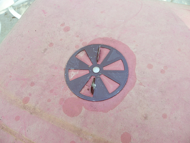 Vent is closed. This will cool your grill down quickly.